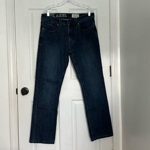 Size 32x32 TK Axel slim bootcut blue jeans.